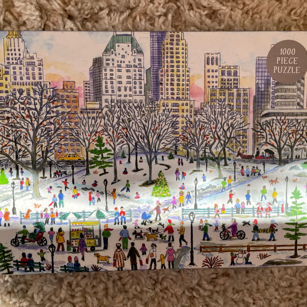 Winter in Central Park Galison 1000 pieces puzzle